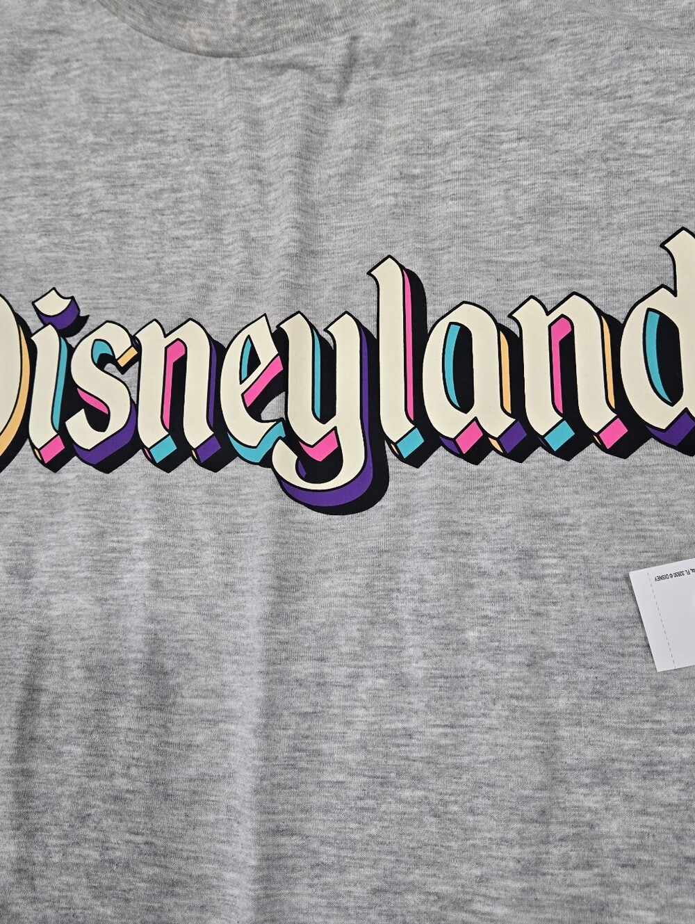 DisneyParks Disneyland Retro Gray Tshirt Adult Unisex XL NWT